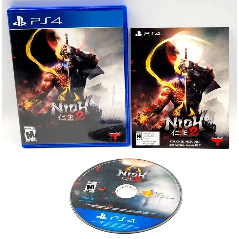 NIOH 2 PLAYSTATION 4 GAME CIB COMPLETE IN BOX PS4 GAME TEAM NINJA